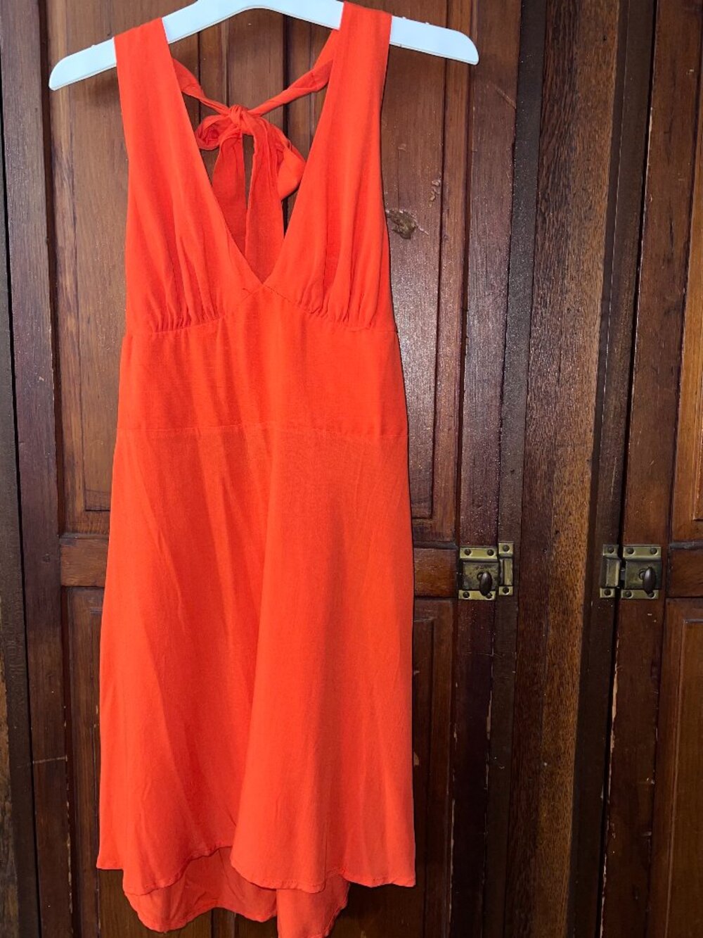 Wild Fable Orange Halter Sundress for Cocktail Day Party Sundress